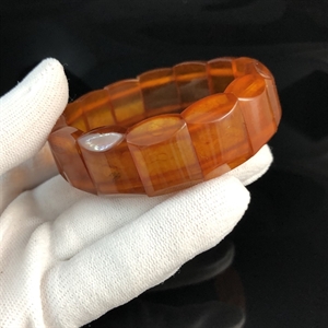 Браслет из формованного Балтийского янтаря , Калининград, СССР, 1980-е гг. 001332 - фото 814