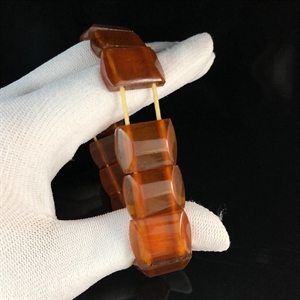 Браслет из формованного Балтийского янтаря , Калининград, СССР, 1980-е гг. 001332 - фото 816