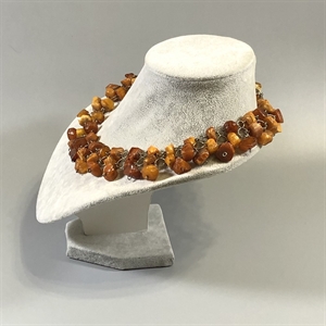 Ожерелье из природного балтийского янтаря, СССР, 1960-е гг. 000717 - фото 9087