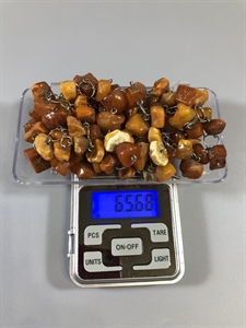 Ожерелье из природного балтийского янтаря, СССР, 1960-е гг. 000717 - фото 9091