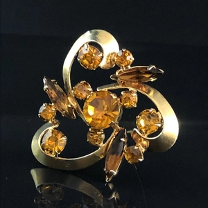 Брошь «Завиток», ЧССР, 1980-е гг. 001467